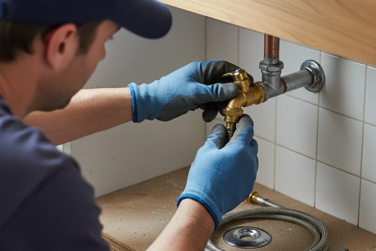 Shutoff valve and fitting work during Emergency Plumbing in Pleasant Hill